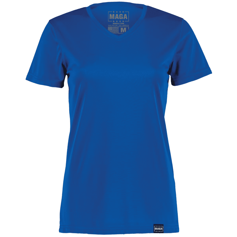 Royal Blue / XS Classic MAGA V-Neck Tee maga trump