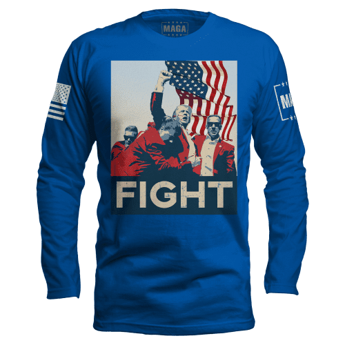 Royal / S Trump Fight Iconic Long Sleeve maga trump