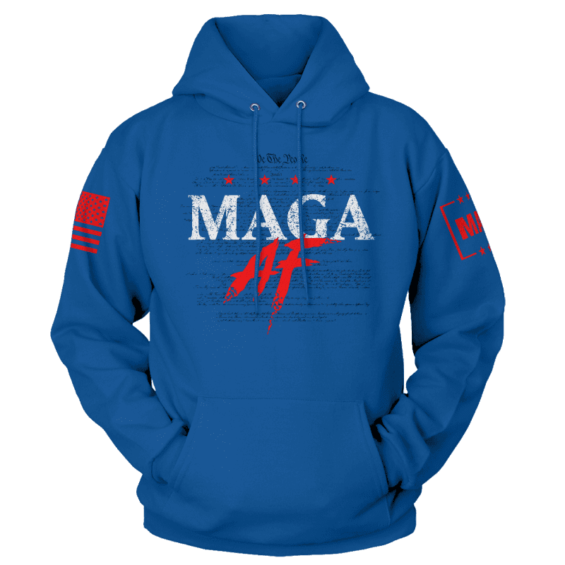 Royal / XS MAGA AF Hoodie maga trump