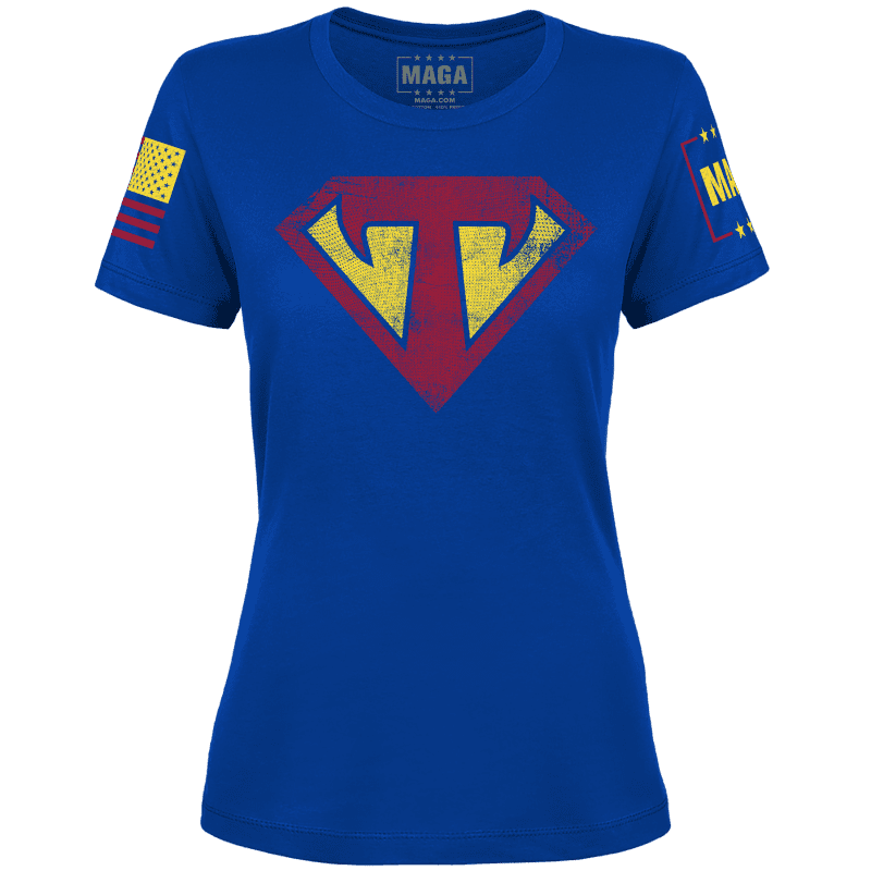 Royal / XS Super Trump Ladies Tee maga trump