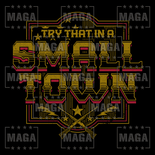 small town backprint maga trump 34048774439089