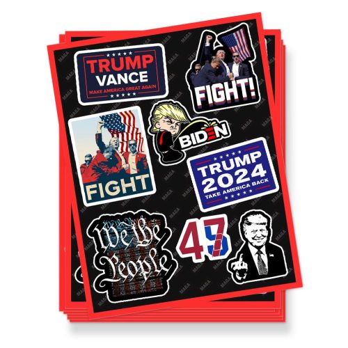 Sticker/Decal Sheet / 8.5x11 MAGA Sticker Sheet maga trump