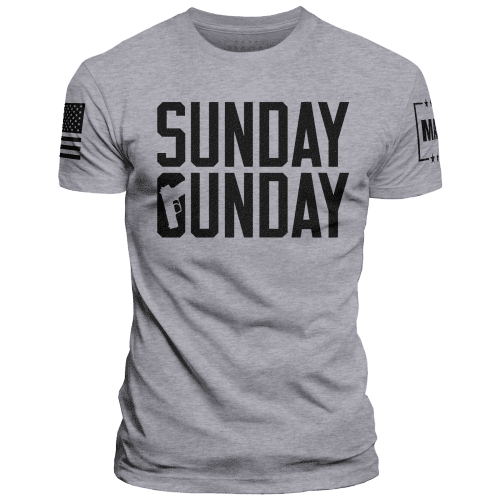 Triblend Shirt / Premium Heather / S Sunday Gunday maga trump