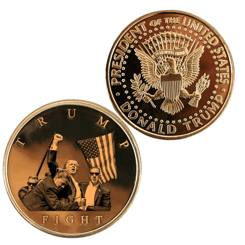 trump fight gold coin maga trump 36245086699697