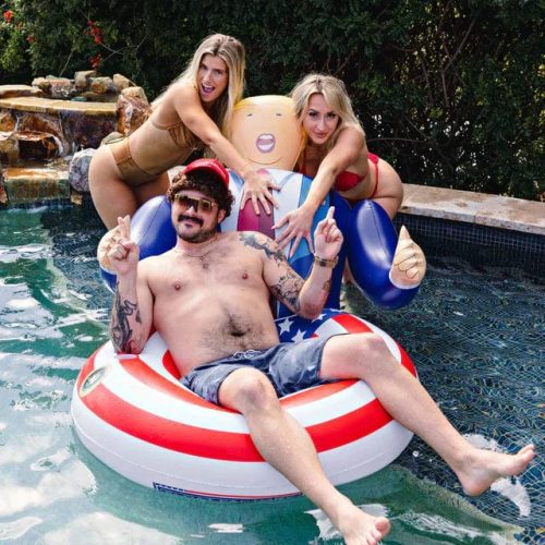 trump talking pool float maga trump 34814613586097