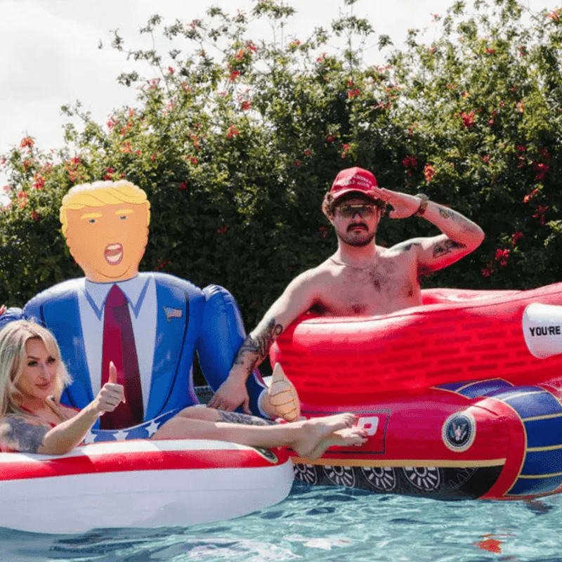 trump talking pool float maga trump 34817382973617