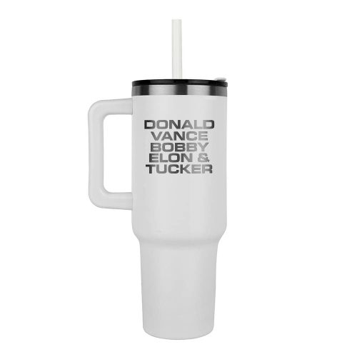 White Team Save America 40oz Tumbler maga trump