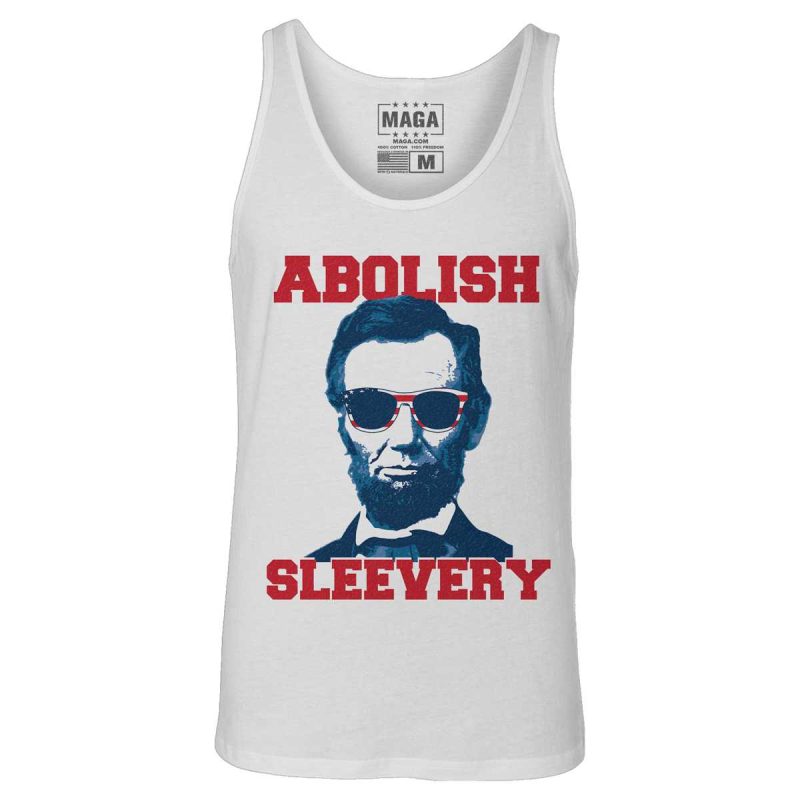 White / XS Abolish Sleevery Tank Top maga trump