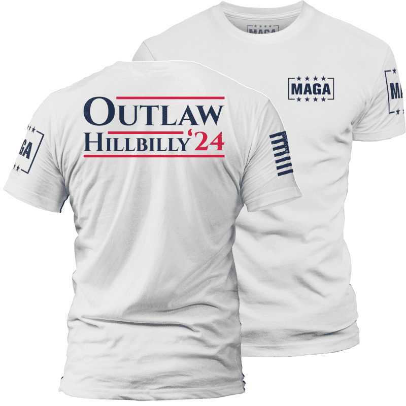 White / XS Outlaw Hillbilly '24 maga trump