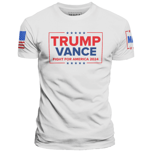 White / XS Trump Vance - Fight maga trump