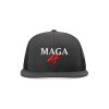 Wool blend flatbill trucker / Black MAGA AF Flat Bill Hat maga trump