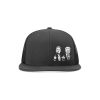 Wool blend flatbill trucker / Black Trump And Elon Flipping The Bird Flatbill Hat maga trump